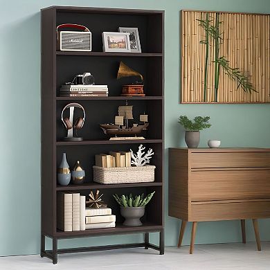 5-Tier Bookshelf for Home, Office, Classroom, Books, and Collectibles