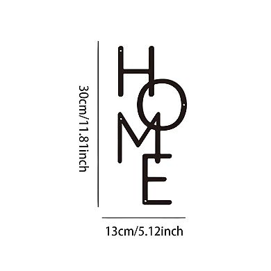 Unique Metal HOME Sign for Wall Decor, Housewarming Gift, or Cozy Room Accent