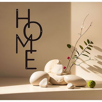 Unique Metal HOME Sign for Wall Decor, Housewarming Gift, or Cozy Room Accent