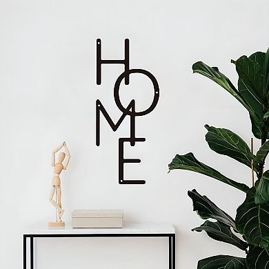 Unique Metal HOME Sign for Wall Decor, Housewarming Gift, or Cozy Room Accent