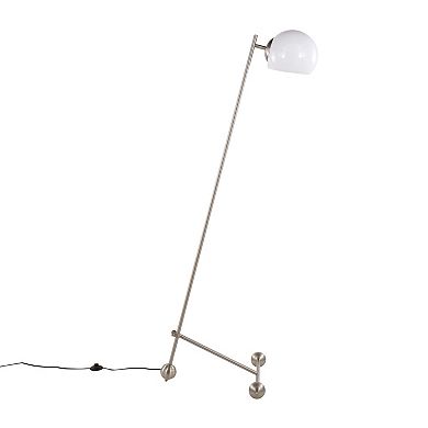 Loheer Eileen Contemporary Floor Lamp with Plastic Shade