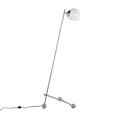 Loheer Eileen Contemporary Floor Lamp with Plastic Shade