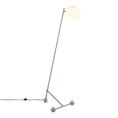 Loheer Eileen Contemporary Floor Lamp with Plastic Shade