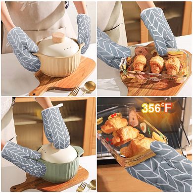 Oven gloves heat-resistant cotton gloves