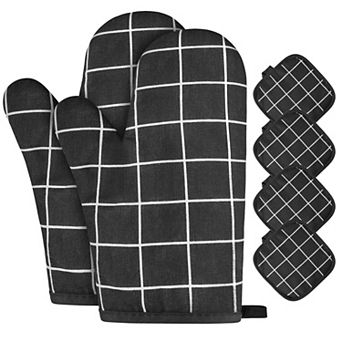 Oven gloves heat-resistant cotton gloves