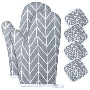 Oven gloves heat-resistant cotton gloves