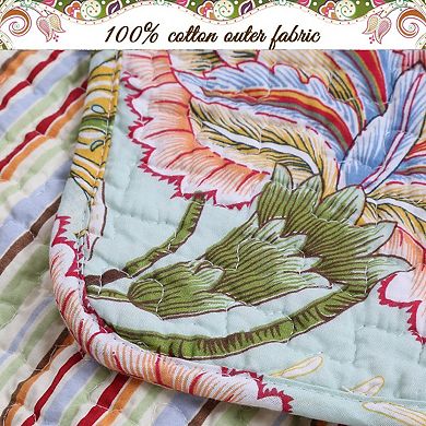 Cotton Reversible Bedspread King Size