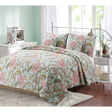 Cotton Reversible Bedspread King Size
