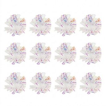 Cat Crinkle Ball Toy Pack of 12 Lightweight Interactive Sound Teaser for Indoor Play