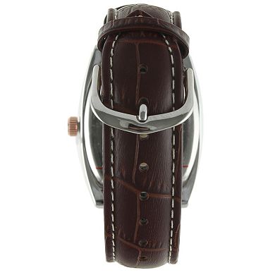Peugeot Mens 33mm Remote Second Hand Leather Strap watch