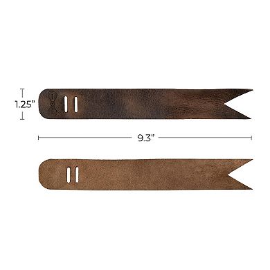 Set Of 4 Handmade Full Grain Leather Napkin Rings For Wedding Dinner Party