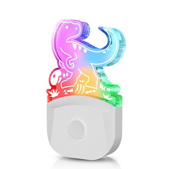 0.5 W Integrated LED Plug In Light Night Light RGB and Warm White 3000K Color Adjustable1 Pack