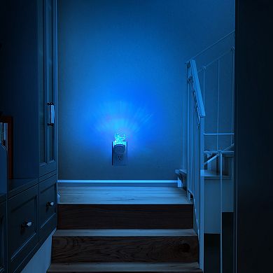 0.5 W Integrated LED Plug In Light Night Light RGB and Warm White 3000K Color Adjustable1 Pack