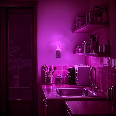 0.5 W Integrated LED Plug In Light Night Light RGB and Warm White 3000K Color Adjustable1 Pack