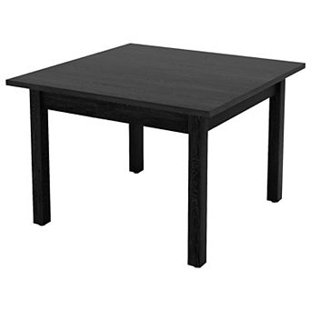 Small Square Wood Dining Table 39.4" for Kitchen, Apartment, or Dining Room
