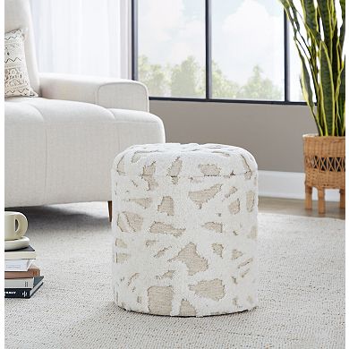 Loheer Textured Storage Ottoman with Hidden Compartment