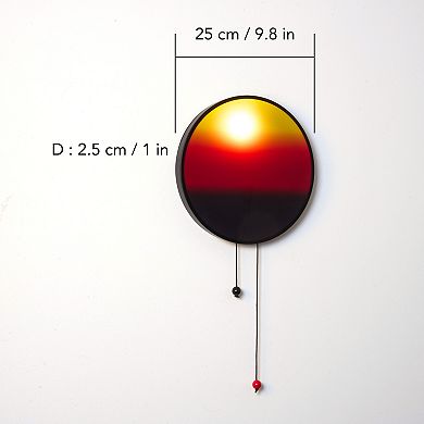 Dimmable Sunrise Wall Lamp with Pull-Cord