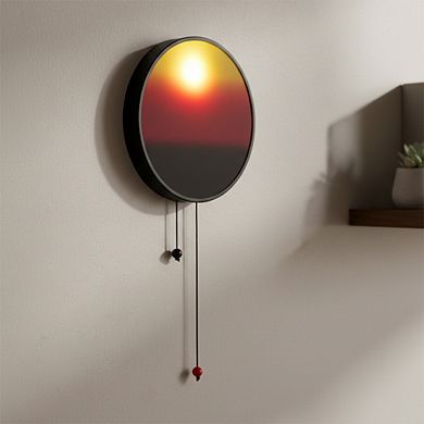 Dimmable Sunrise Wall Lamp with Pull-Cord