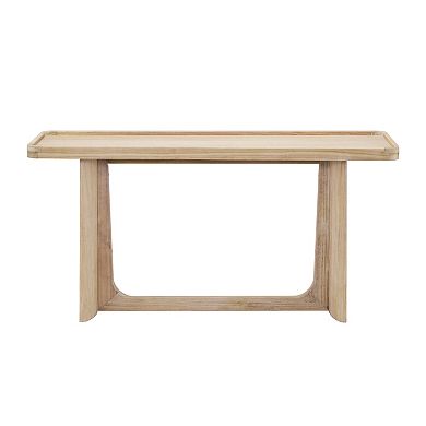 KWPZQEB Farmhouse Solid Wood Console Table with Tray Top Design for Entryway, Living Room