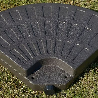Fillable Outdoor Umbrella Plates with Handles for Deck, Patio, Porch, or Poolside
