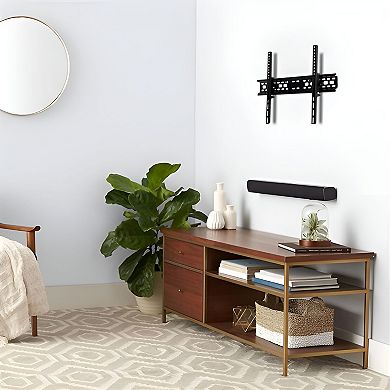 Wall Mount TV Bracket with Tilt and Built-In Spirit Level for Flat Screens