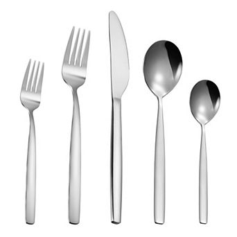 30 pc Stainless Steel Flatware Set for 6,Includes Dinner Knives, Forks, Spoons,Dishwasher Safe