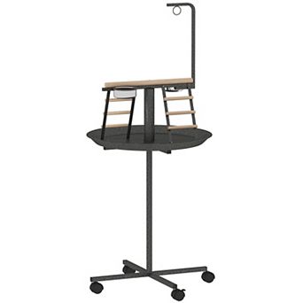 PawHut Bird Stand with Wheels 60cm