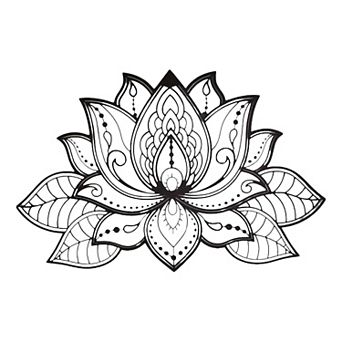 Boho-Inspired Metal Mandala Lotus Wall Sculpture for Modern or Eclectic Interiors