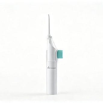 Manual water flossing