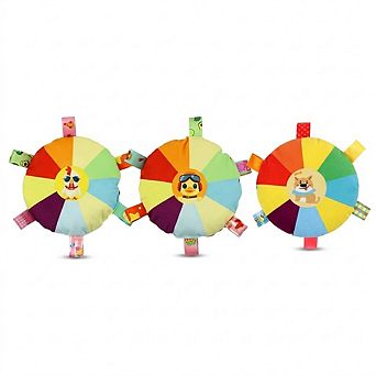 3 Pack Dog Squeaky Plush Chew Toy Set Interactive Crinkle Pet Toy for Dogs Training