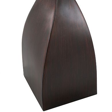 Loheer Contemporary Polyresin Table Lamp Set of 2 with Natural Linen Shade