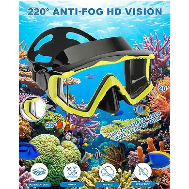 Diving Mask Snorkel Scuba Swim Goggles