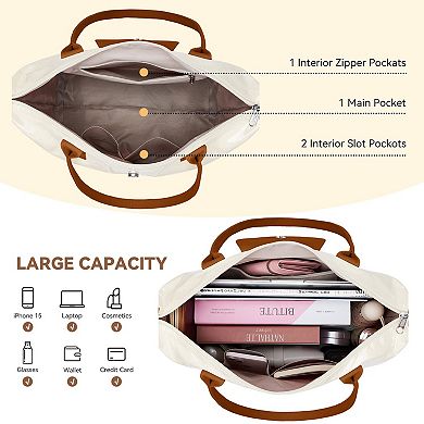 Women Nylon Tote Handbag Zipper Foldable