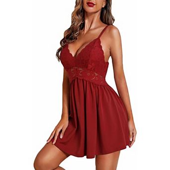 Ekouaer Night Gowns for Woman Wedding Lingerie Bride Cute Nightgowns Pajama Dress Babydolls