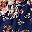 None Navy Blue