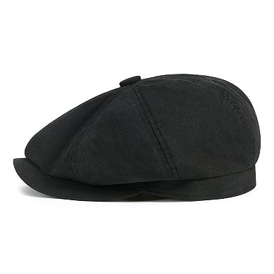Men's Cotton Newsboy Flat Cap