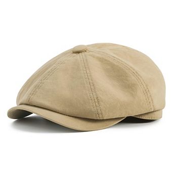 Men's Cotton Newsboy Flat Cap