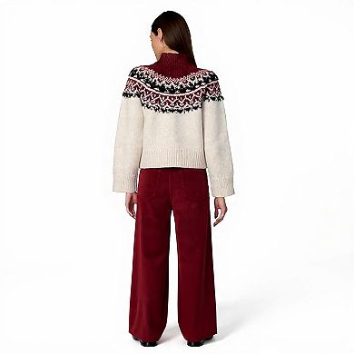 Women Relaxed Fit Knit Sweater