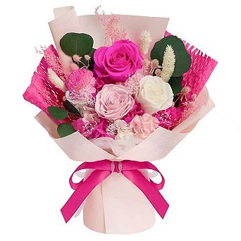 Preserved Flowers Bouquet Eternal Rose Gift
