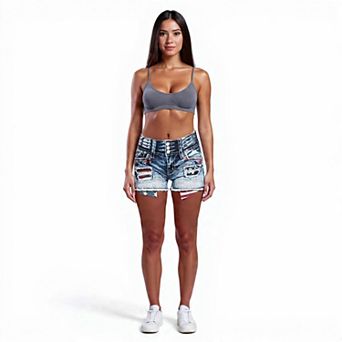 Women High Waist Casual Jean Shorts