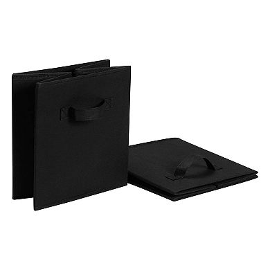 6-pack Collapsible Fabric Storage Cubes Organizer With Handles Gift Basket