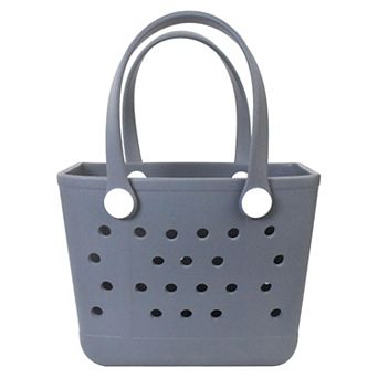 Rubber Beach Tote Gym Pool Sports Handbag