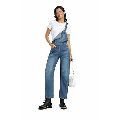Women Casual Wide Leg Overalls