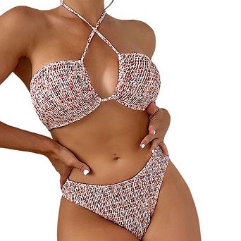 Women Bikinis Set Swimming Suit Low Waist Beachwear Swimwear