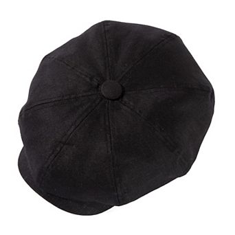 Linen Flat Cap 8 Panel Newsboy Hat Golf Outdoor