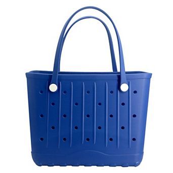 Rubber Beach Bag Waterproof Tote Sand-proof Travel Handbag