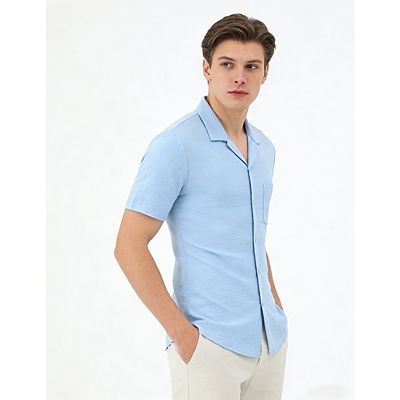 short sleeve dress shirt to wedding &Collar Pacific Short-Sleeve Shirt