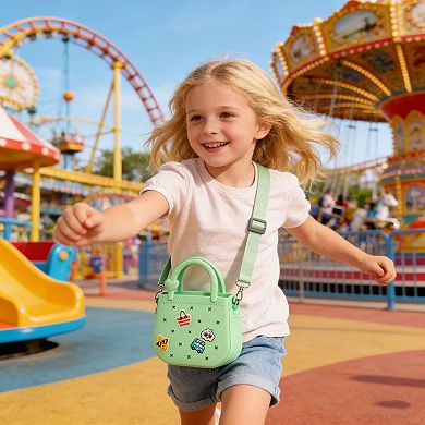 Silicone Tote Bag Beach Adjustable Strap Decorations Girl Woman