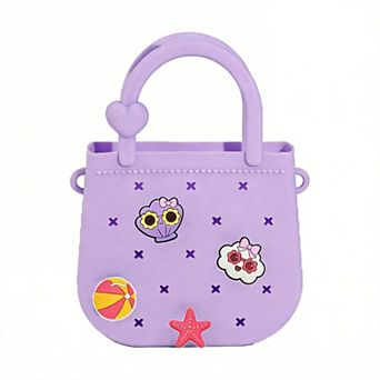 Silicone Tote Bag Beach Adjustable Strap Decorations Girl Woman