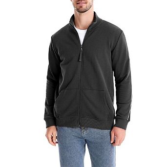 Men's Stand Collar Zipper Hoodie Long Sleeve Versatile Activewear Casual Jacket With Pocket